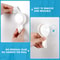 Suction Hook Hanger, Waterproof Storage Holder for Wall, Bathroom, Kitchen Towel Organization