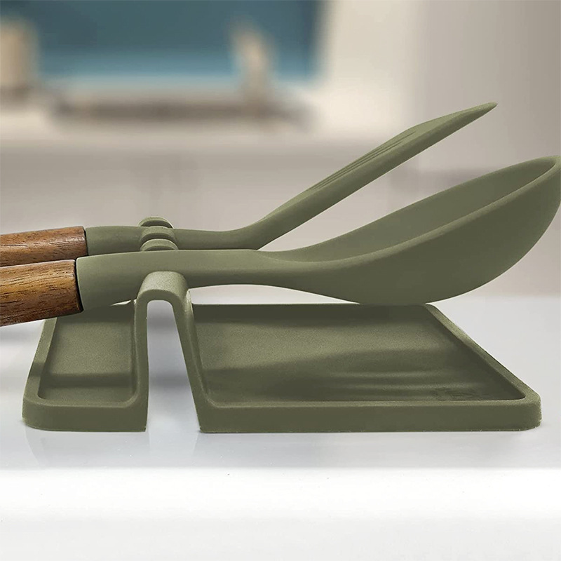 Non-Slip Storage Pad for Fork, Spatula, and Kitchen Utensil Drying Rack