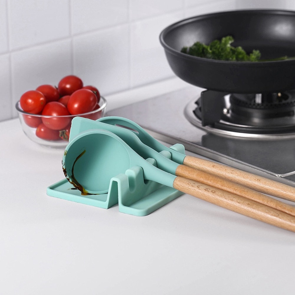 Non-Slip Storage Pad for Fork, Spatula, and Kitchen Utensil Drying Rack