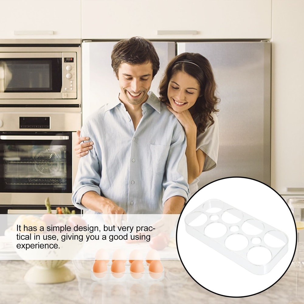 Egg Storage Box, Egg Holder Tray, Refrigerator Egg Container Holder
