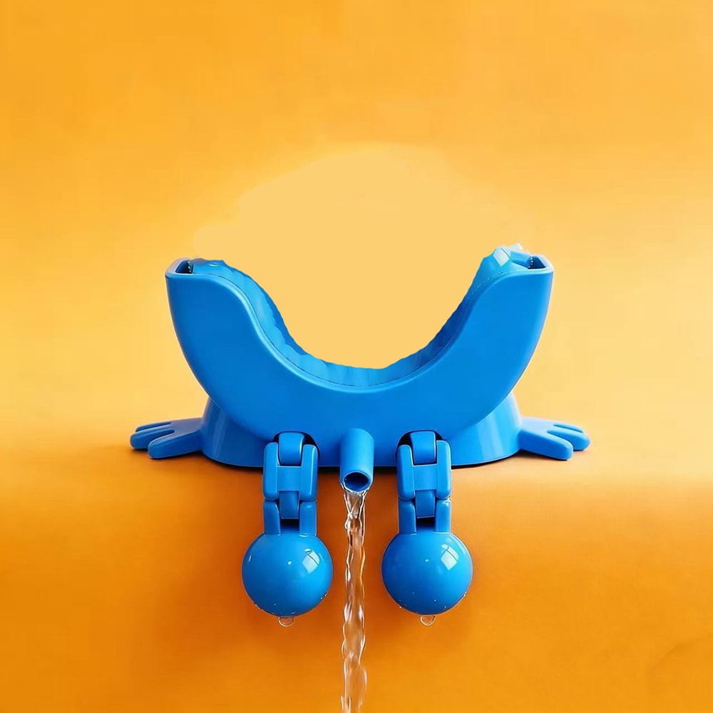 Adjustable Drain Rack Holder, Smiling Sponge Holder with Drain, Kitchen Soap Storage Organizer