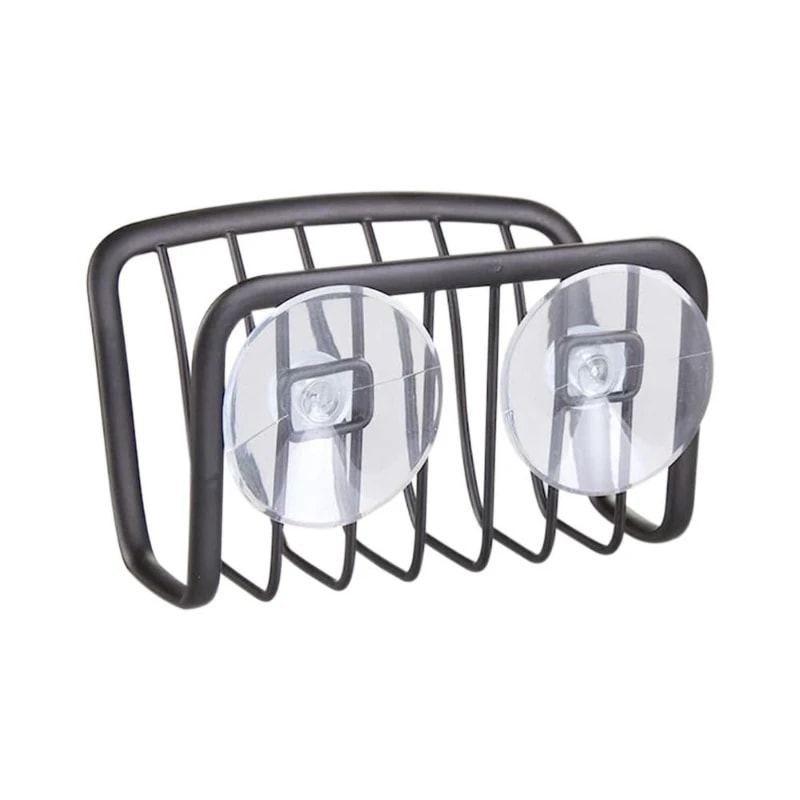 Stainless Steel Sink Sponge Rack Drain Storage Shelf Kitchen Organizer Holder Wire Ball Rag 4