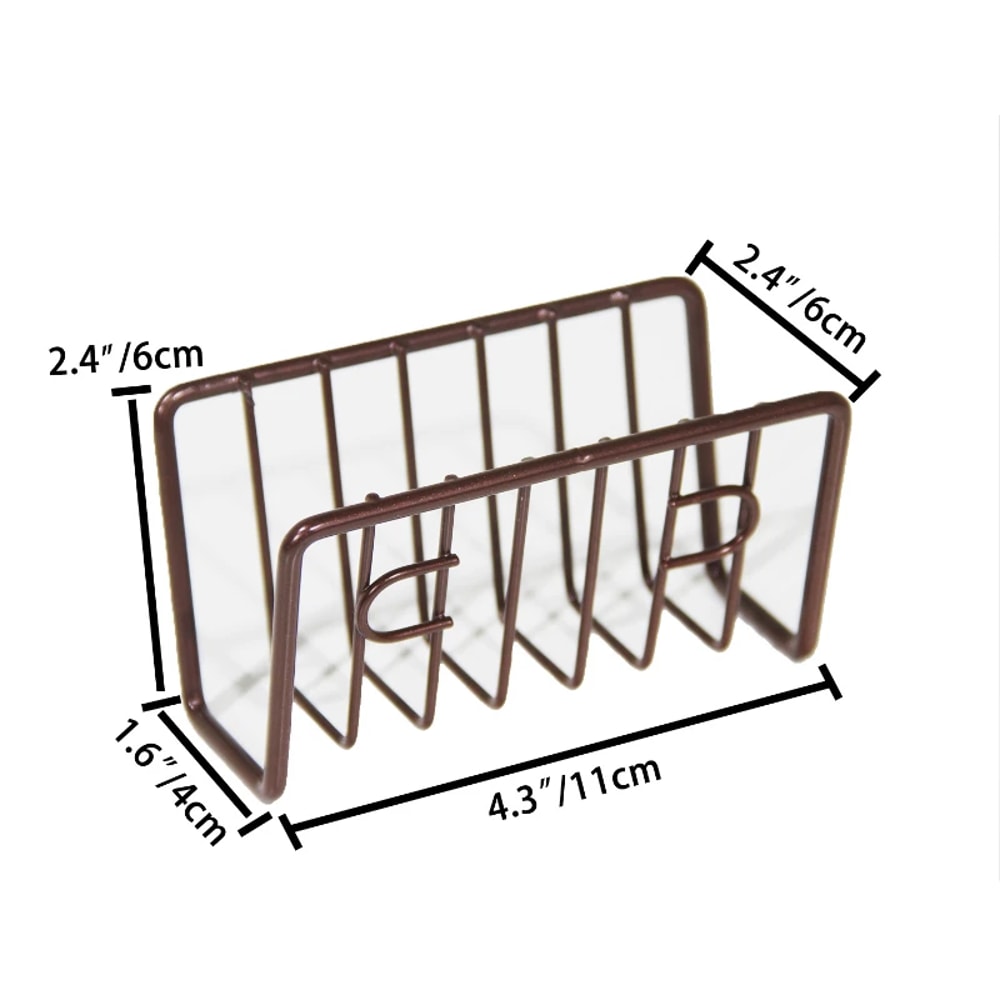 Stainless Steel Sink Sponge Rack Drain Storage Shelf Kitchen Organizer Holder Wire Ball Rag 5