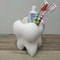 Unique Tooth Shaped Organizer Holder for Bathroom, Makeup, Pen, Storage Shelves