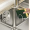 Acrylic Sink Caddy Organizer, Sink Sponge Holder, Adhesive Storage Hook for Sponges, Brushes, Chopping Board