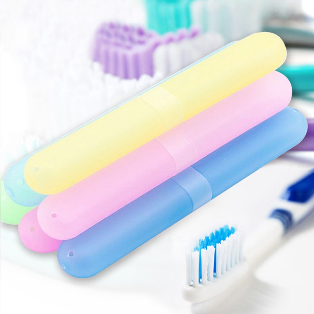 Portable Toothbrush Health Protector, Trendy Camping Travel Toothbrush Case Holder Tube Cover
