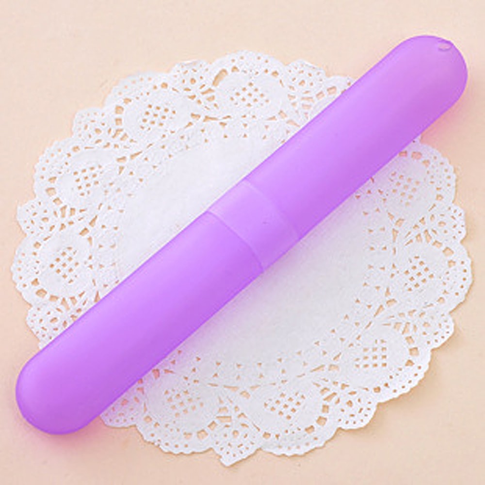 Portable Toothbrush Health Protector, Trendy Camping Travel Toothbrush Case Holder Tube Cover