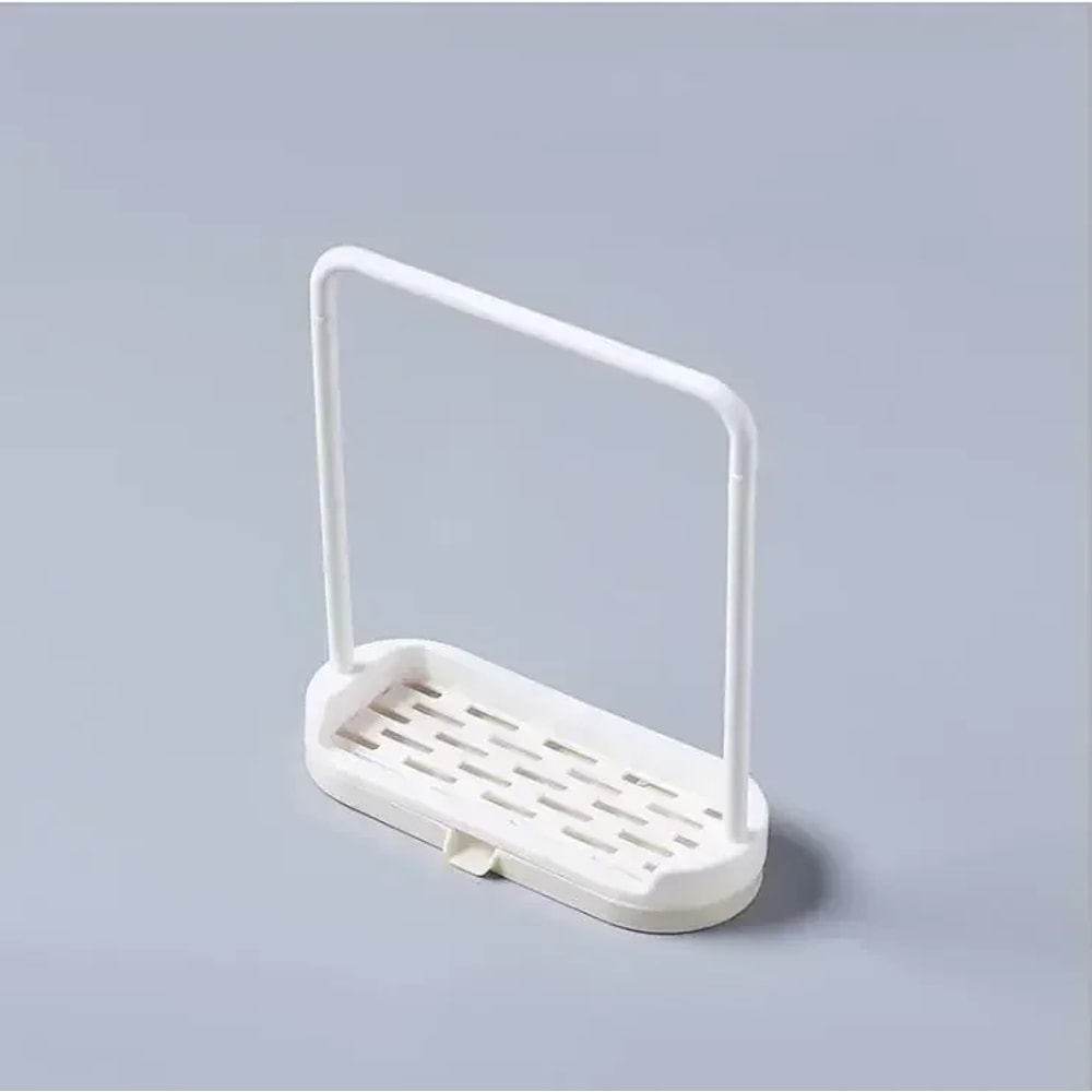 Towel Sponge Drain Racks, Kitchen Solid Color Simple Storage Rack, Soap Holder Sink, Rag Dishcloth Hanging Rack, Desktop