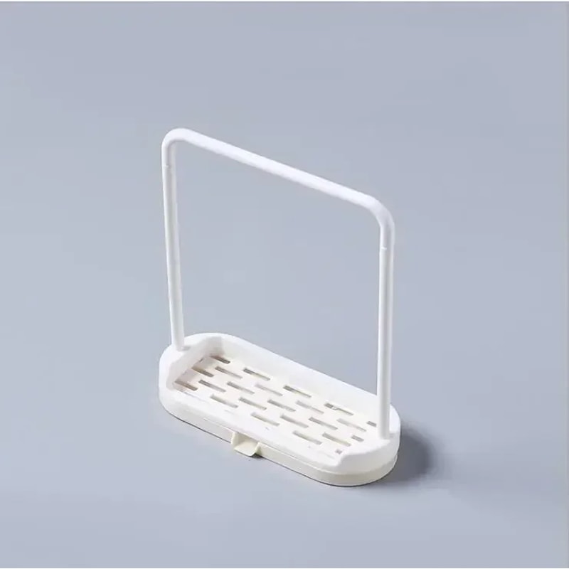 Towel Sponge Drain Racks, Kitchen Solid Color Simple Storage Rack, Soap Holder Sink, Rag Dishcloth Hanging Rack, Desktop