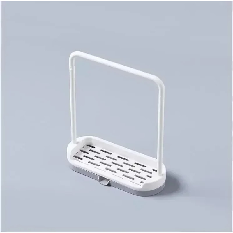 Towel Sponge Drain Racks, Kitchen Solid Color Simple Storage Rack, Soap Holder Sink, Rag Dishcloth Hanging Rack, Desktop