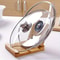 Bamboo Pot Holder Lid, Multifunctional Bamboo Lid Bracket, Environmentally Friendly Kitchen Accessories
