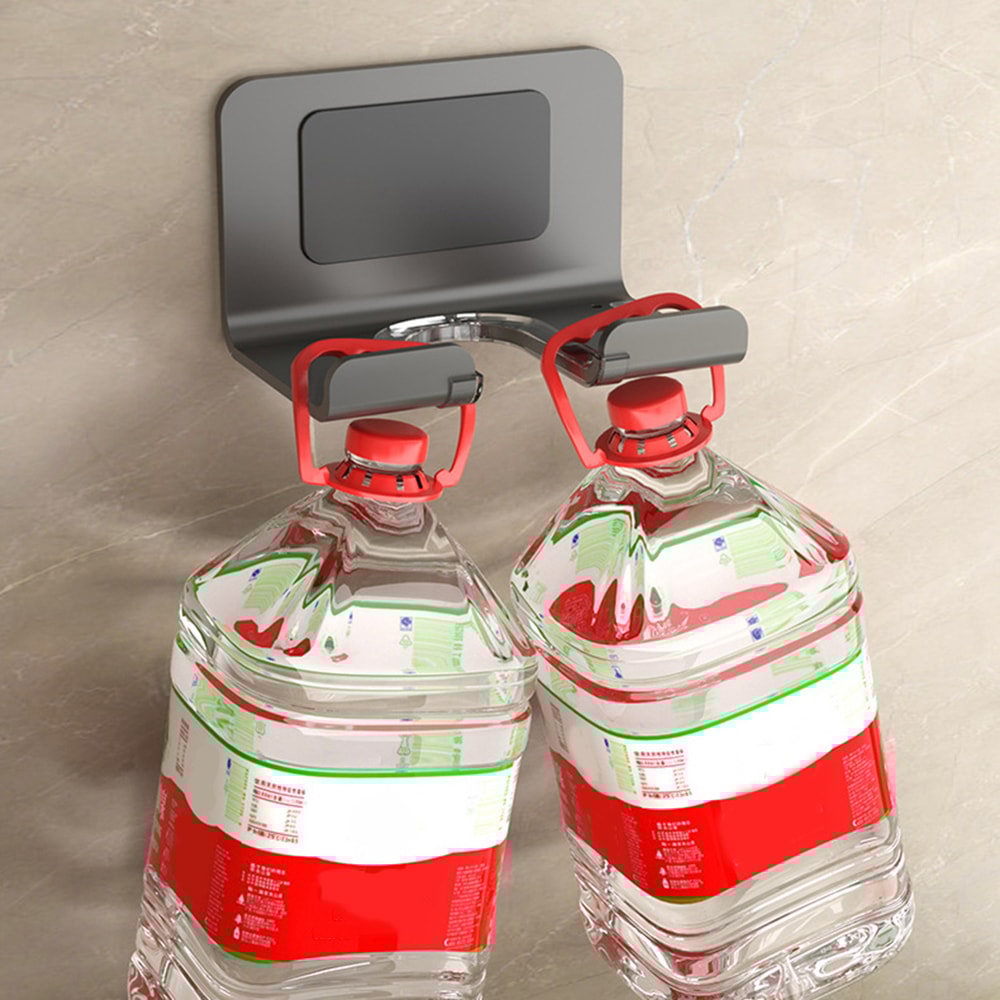 Wall Mounted PunchFree Hair Dryer Storage Rack Space Aluminum Holder 3