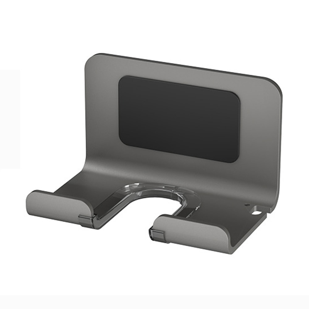 Wall Mounted PunchFree Hair Dryer Storage Rack Space Aluminum Holder 6