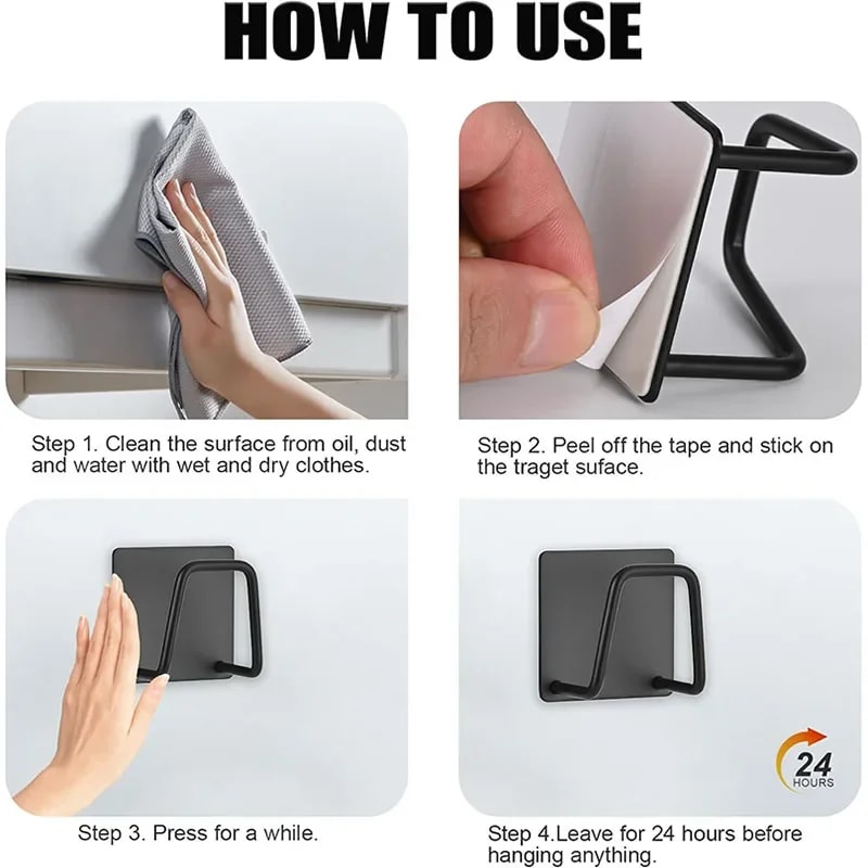 Self Adhesive Kitchen Sink Sponges Holder, Drain Drying Rack, Stainless Steel Storage Wall Hooks Organizer Tool