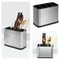 Stainless Steel Kitchen Cutlery Organizer, Large Capacity Utensil Holder, Removable Divider with Sturdy Drip Tray Base