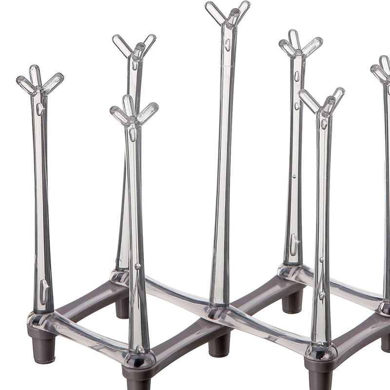 Adjustable Spacing Bottle Drainer Water Bottle Dryer Cup Holder 4