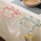 Kitchen Storage Racks & Holders, Plastic Door Back Garbage Bag Rack, Rear Cloth Hanger Storage Hook for Cabinets