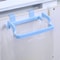 Kitchen Storage Racks & Holders, Plastic Door Back Garbage Bag Rack, Rear Cloth Hanger Storage Hook for Cabinets