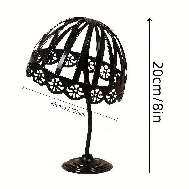 Freestanding Hat Holder And Wigs Storage Stand Cap Organizer Rack For Home Clothes Shop Display Dry 2