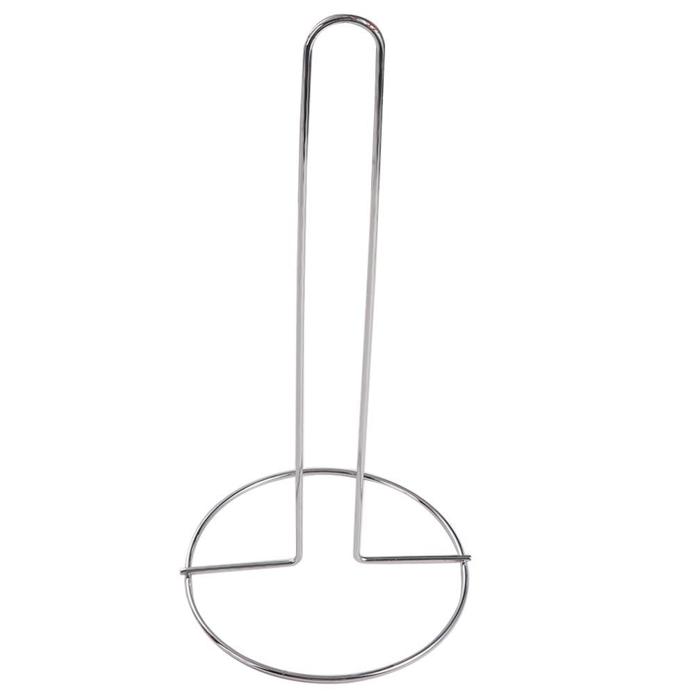 Vertical Napkins Rack, Stainless Steel Roll Paper Towel Holder, One-handed Tear, Free Standing Tissue Stand