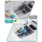 Stainless Steel Sponge Holder With Hook Suction Cups Drainage Rack EasytoClean Sink Stand 4