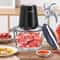 Food Processor, Glass Bowl Meat Grinder with Speed Modes, Sharp Blades for Onion, Meat, Nuts