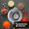 Food Processor, Glass Bowl Meat Grinder with Speed Modes, Sharp Blades for Onion, Meat, Nuts