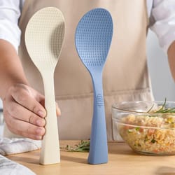 household non stick pot cooking spoon, food grade silicone rice spoon, high-temperature resistant kitchen tools