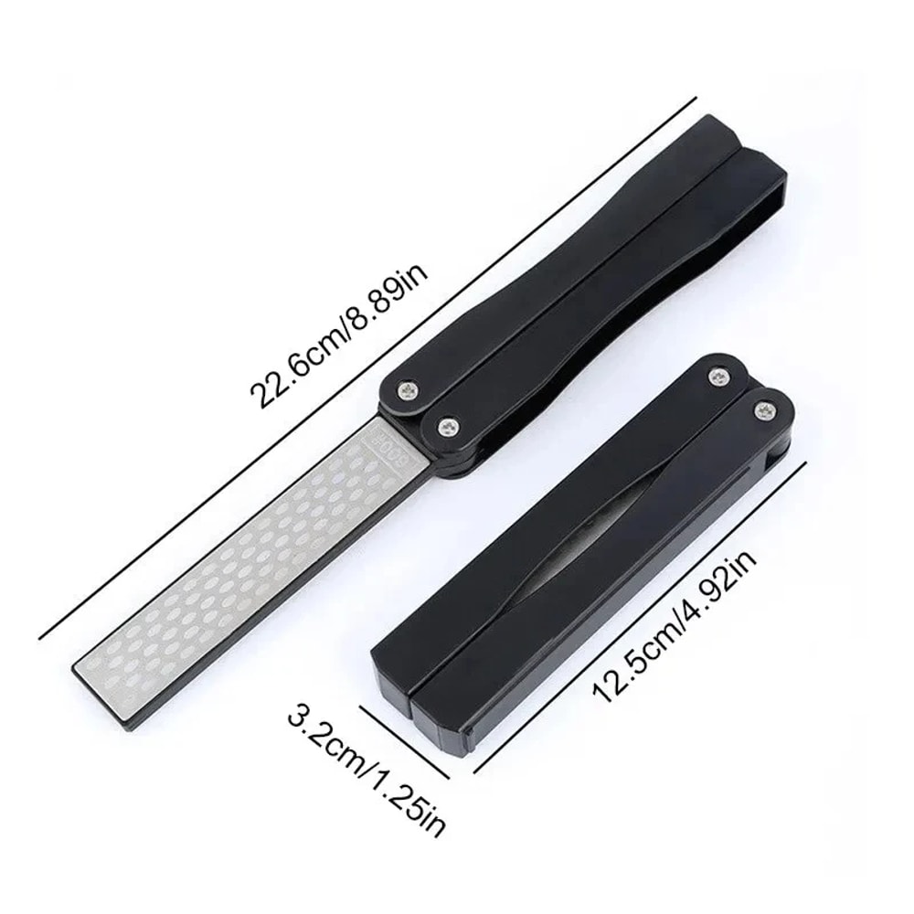 Diamond Stone Sharpener, Portable Double Side Grindstone for Professional Knife Sharpening