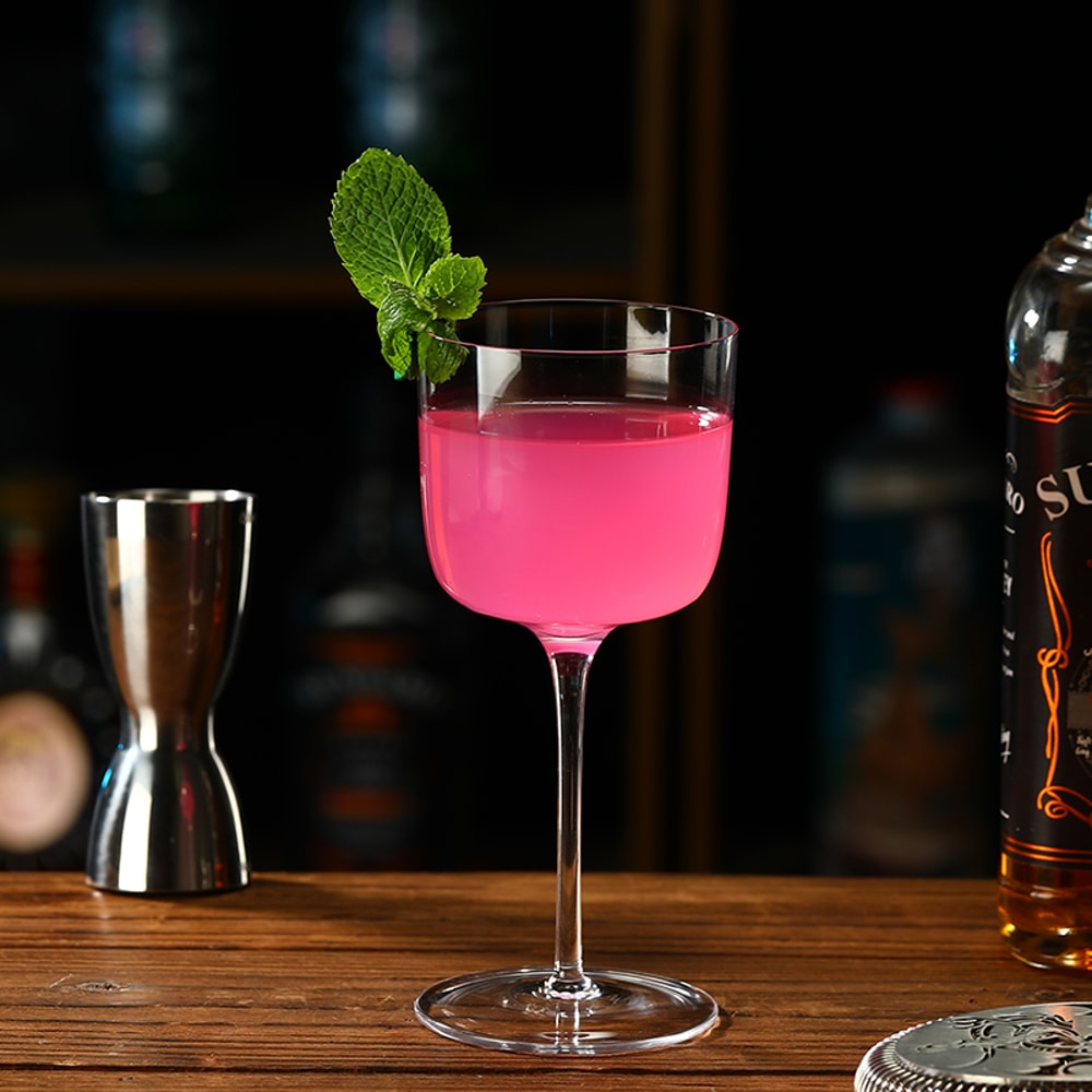 Hand Blown Martini Glasses, Nick and Nora Cocktail Glasses for Sophisticated Sips