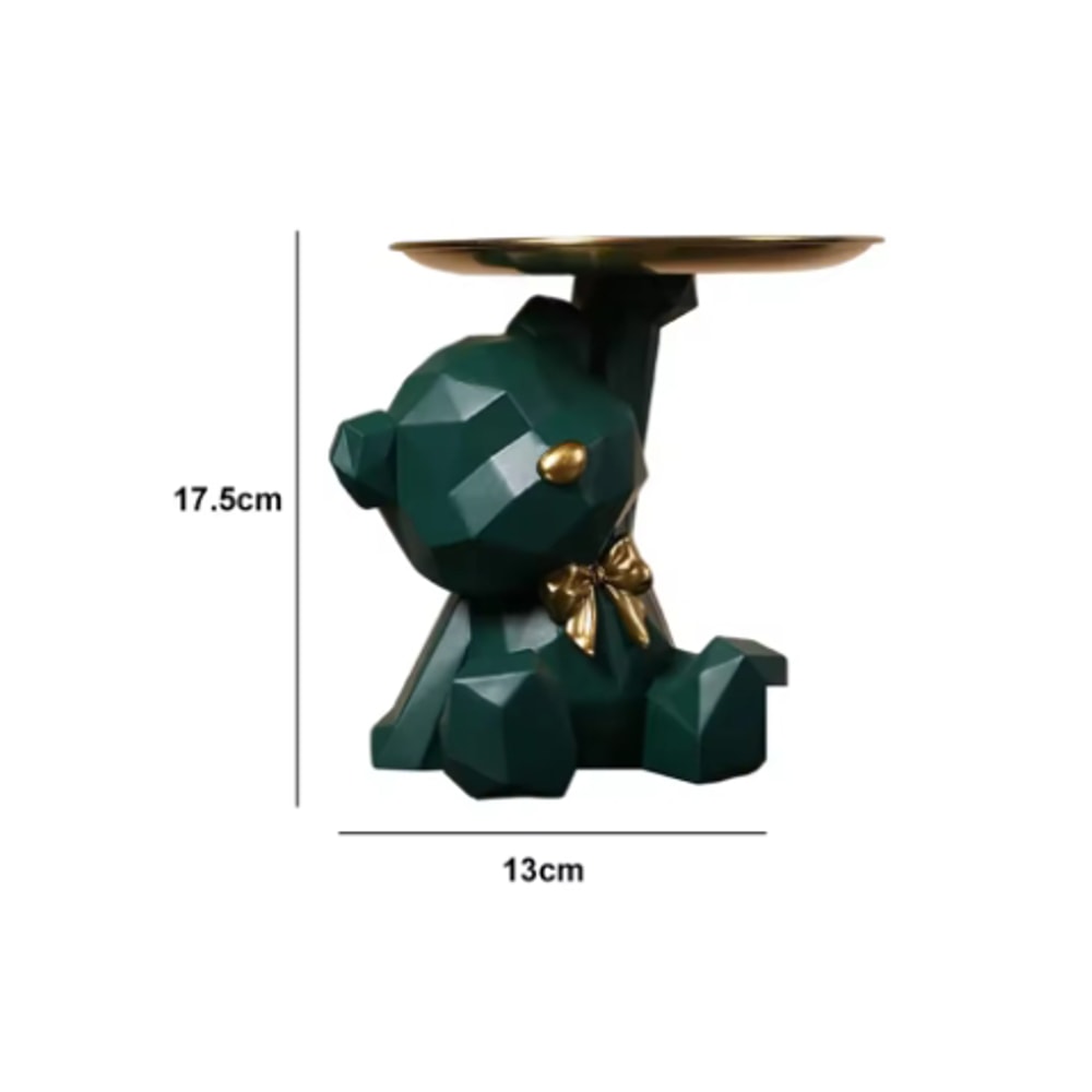 Living Room Desktop Decoration Tray Kawaii Geometric Butterfly Bear Tray Candy Miscellaneous Storag 7