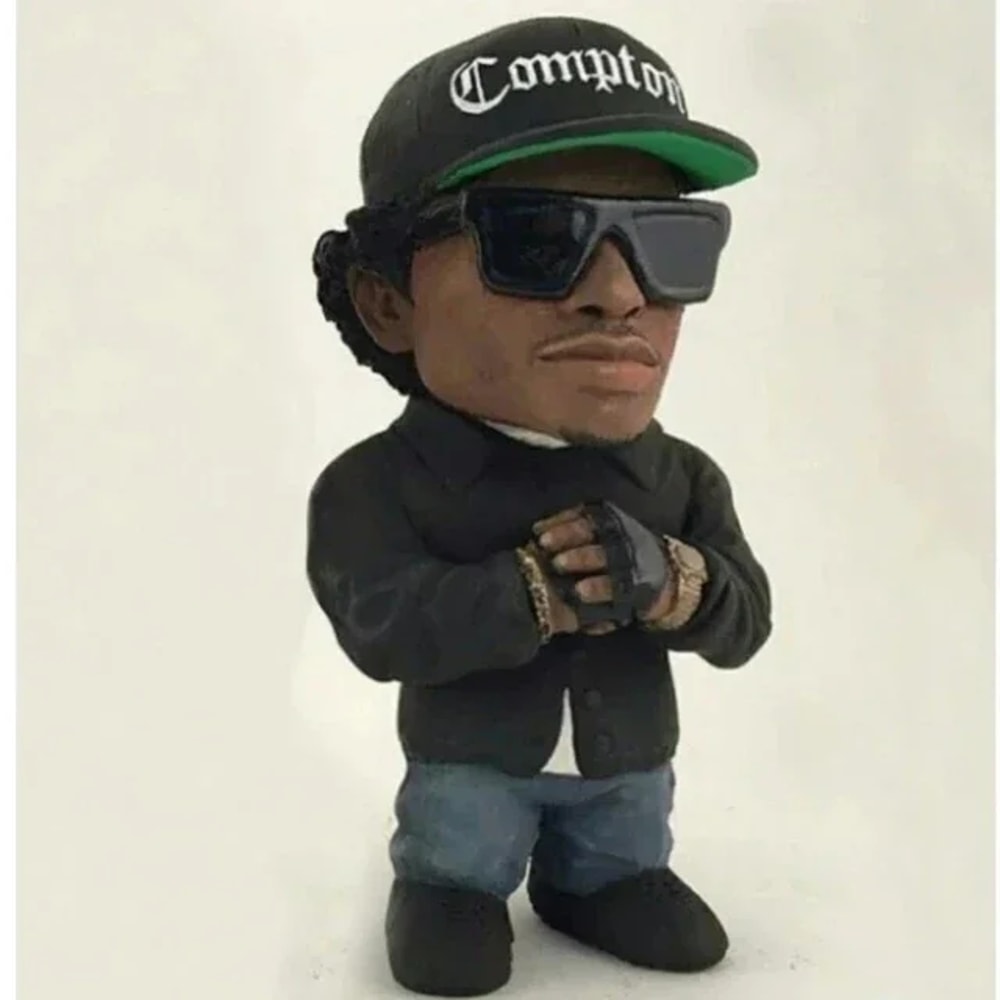 Cool Hip Hop Guy Ornaments Tupac Figurine New Rapper Star Home Living Room Office Decor Doll Rapper 5