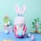 Handmade Easter Bunny Gnome with Easter Egg, Faceless Plush Doll for Girls, Spring Room Decor