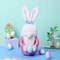 Handmade Easter Bunny Gnome with Easter Egg, Faceless Plush Doll for Girls, Spring Room Decor