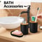 Toothbrush Holder Soap Dispenser Soap Box For Bathroom Accessories Set 1