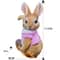 Outdoor Decorative Funny Rabbit Statue, Adorable Bunny Sculpture, Resin Figurine for Patio