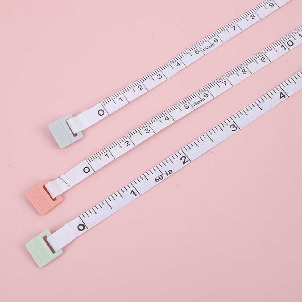 Portable Small Tape Measure Soft Leather Automatic Recycling Three Measurement For Clothes 3