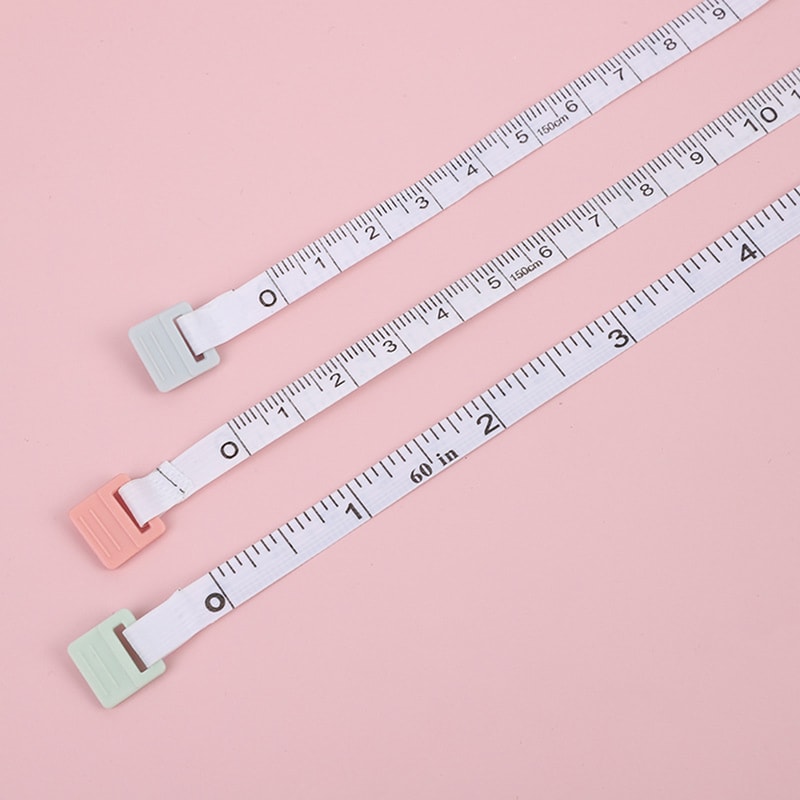 Portable Small Tape Measure Soft Leather Automatic Recycling Three Measurement For Clothes 3