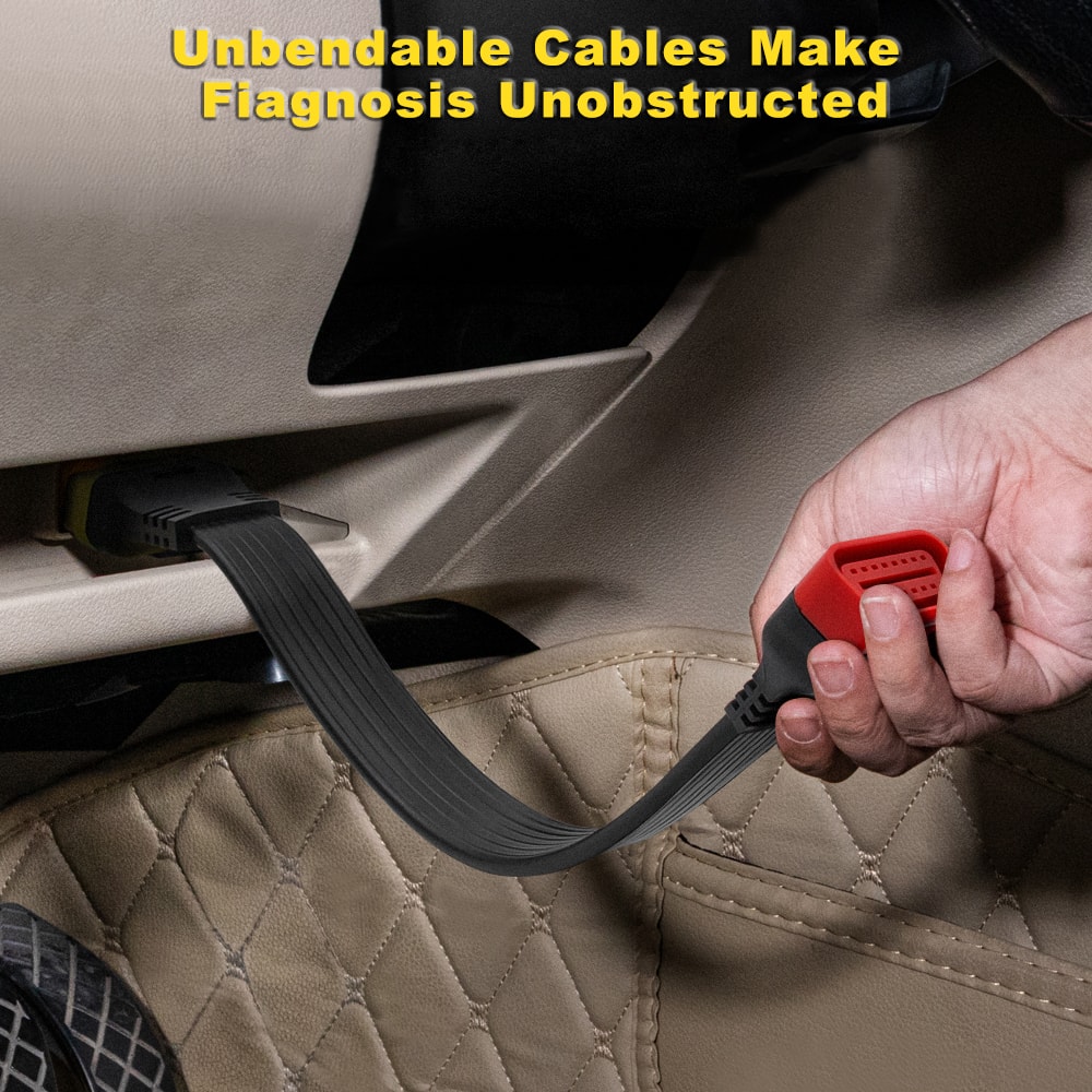 Diagnostic Tool for Launch Thinkdiag Extension Cable, Male to Female Connector, Unbendable Adapter