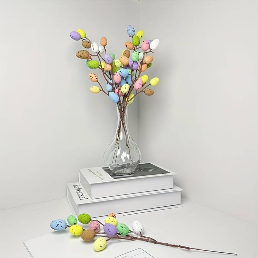 DIY Decorative Accessories: Set of Artificial Easter Eggs for Easter, Spring Festival, and Birthday Party