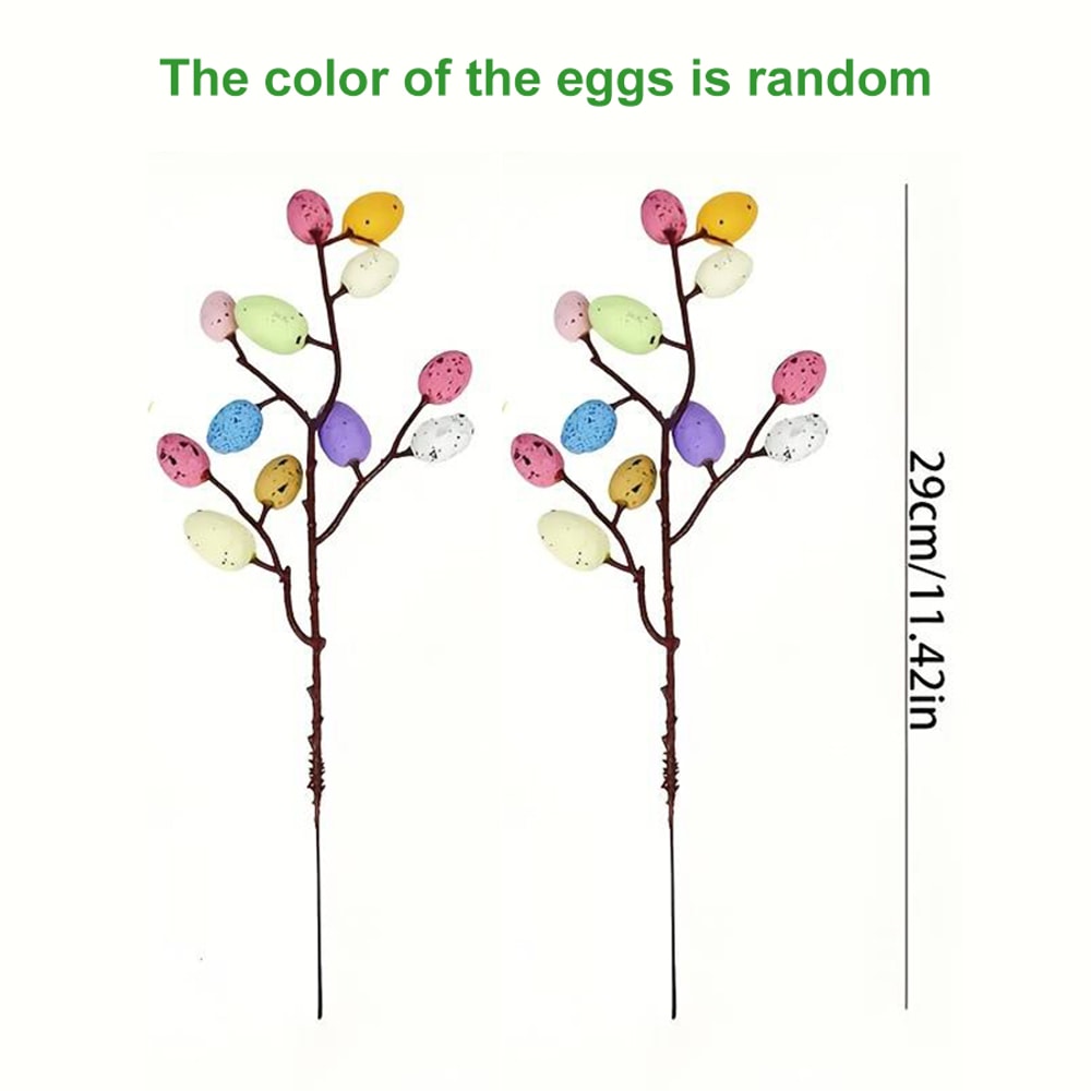 DIY Decorative Accessories: Set of Artificial Easter Eggs for Easter, Spring Festival, and Birthday Party
