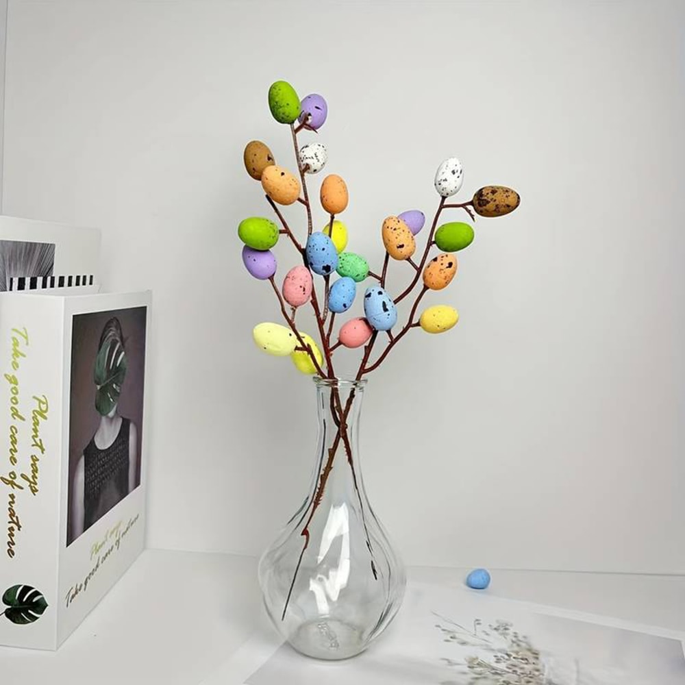 DIY Decorative Accessories: Set of Artificial Easter Eggs for Easter, Spring Festival, and Birthday Party