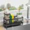 Kitchen Sink Organizer Sink Caddy With High Brush Holder Sponge Holder For Kitchen Sink 0