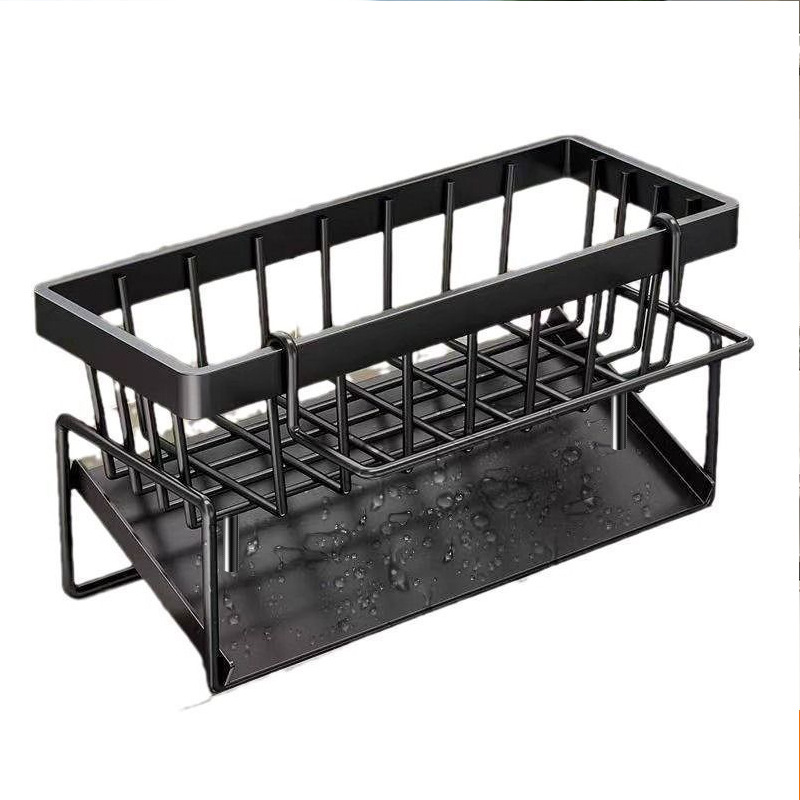 Steel Wool Organizer Kitchen Draining Rack Dishcloth Holder Sink Sponge Rack 5
