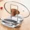 Multi-Functional Stainless Steel Pot Lid Holder, Kitchen Storage Rack Organizer for Utensils