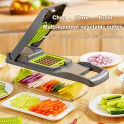food chopper kitchen vegetable slicer, multifunctional onion chopper handle, dicer