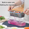 Food Chopper Kitchen Vegetable Slicer, Multifunctional Onion Chopper Handle, Dicer