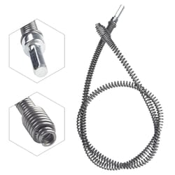 manganese steel spring head unblocker tool for pipe dredging, bathroom kitchen drainer cleaner
