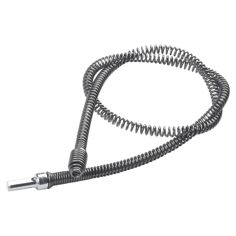 Manganese Steel Spring Head Unblocker Tool for Pipe Dredging, Bathroom Kitchen Drainer Cleaner