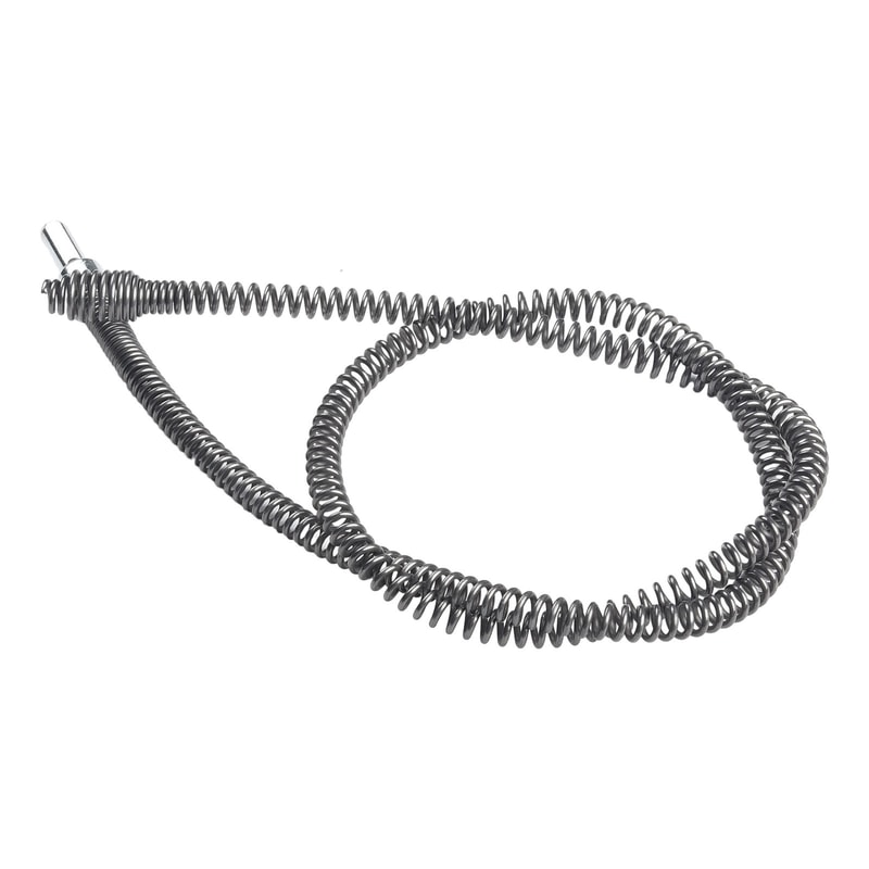 Manganese Steel Spring Head Unblocker Tool for Pipe Dredging, Bathroom Kitchen Drainer Cleaner